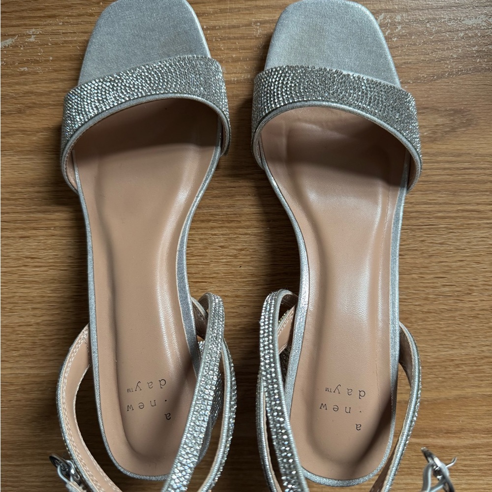 A New Day Silver Heels with Elegant Style